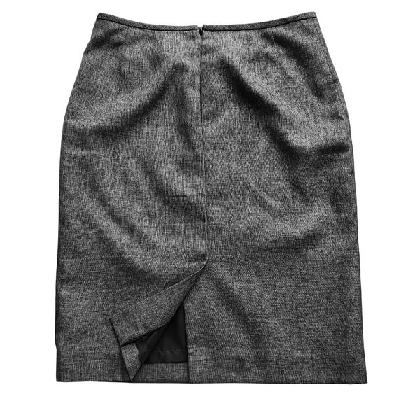 Le Suit Gray 3 Button Front Business Suit Skirt Set Size 4 - Picture 7 of 16